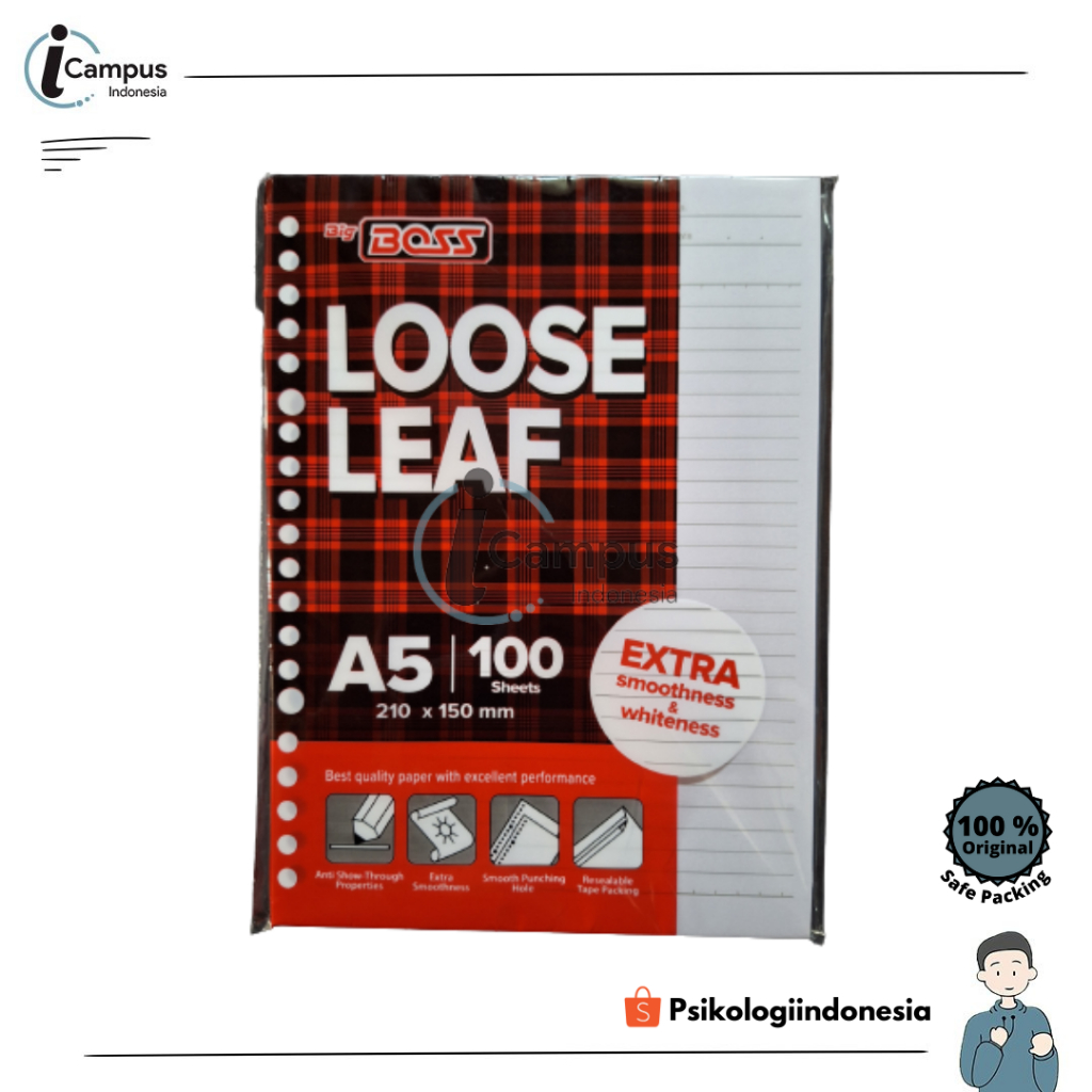 

LOOSE LEAF BIG BOSS GARIS A5 100