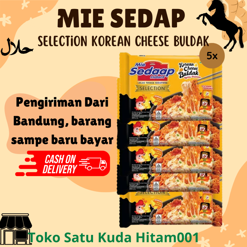 

Mie Sedap Selection Korean Cheese Buldak