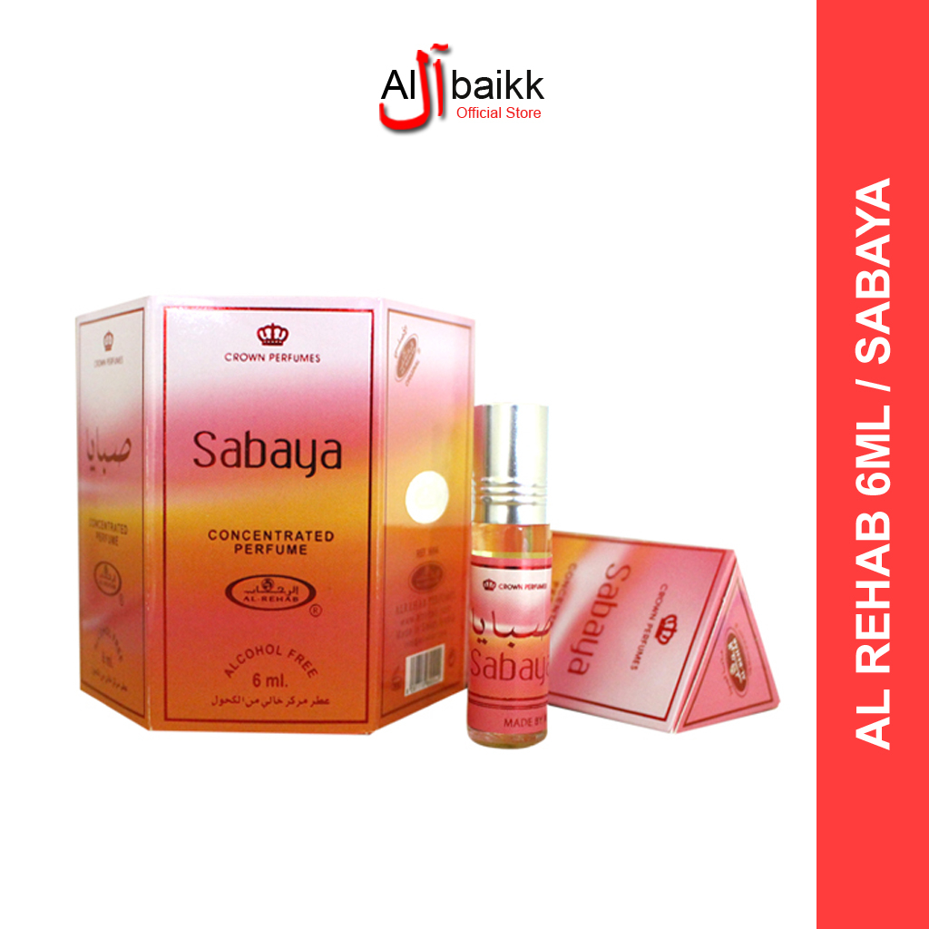 1 BOX / 6 PCS Parfum Arab Al Rehab Sabaya 6ml Laki-laki Perempuan