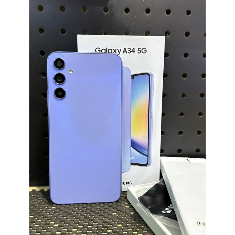 samsung a34 5g 8/128gb second likenew