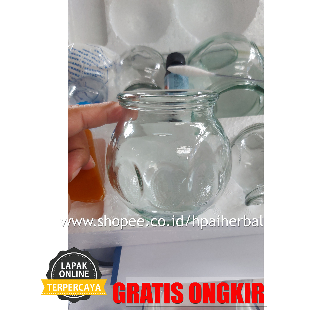 Kop Bekam KACA / Kop Bekam API / Kop Bekam Gelas