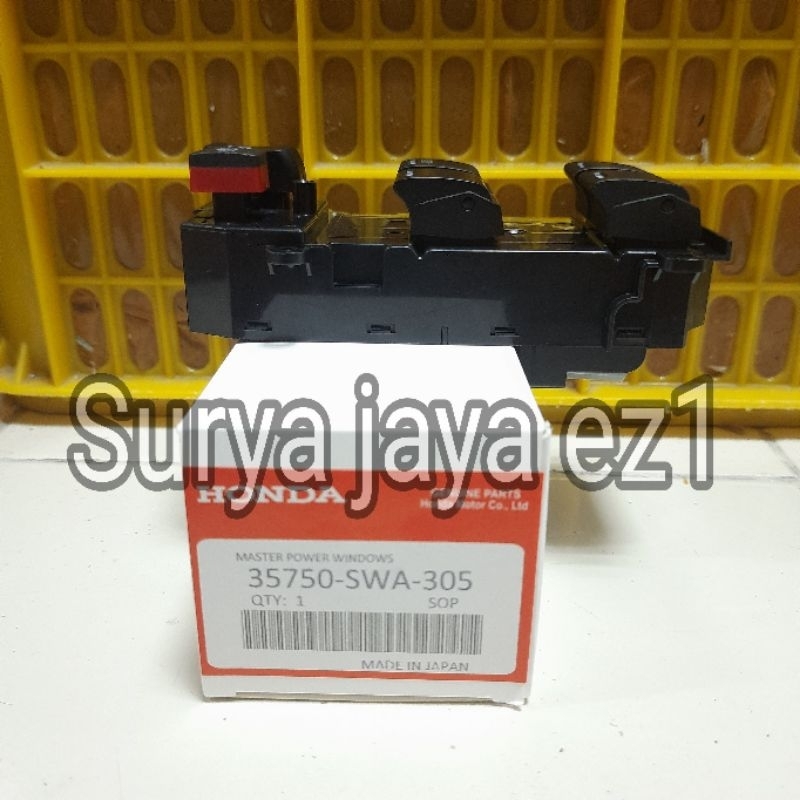 Switch Saklar Master Power Window Honda Brio BRV Tahun 2016 2017 2018 2019 2020 2021