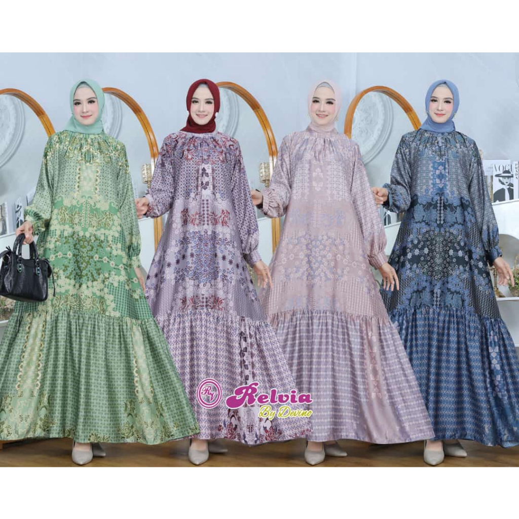 GAMIS SUTRA SILK ARMANY AUREL DRESS