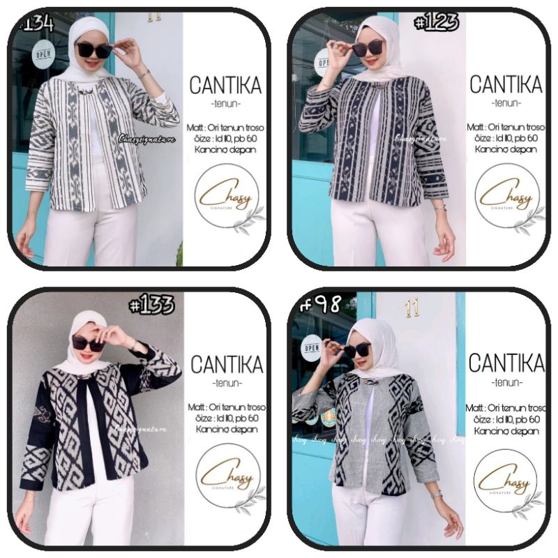 CANTIKA OUTER TENUN ETNIC , OUTER TENUN WANITA MODERN