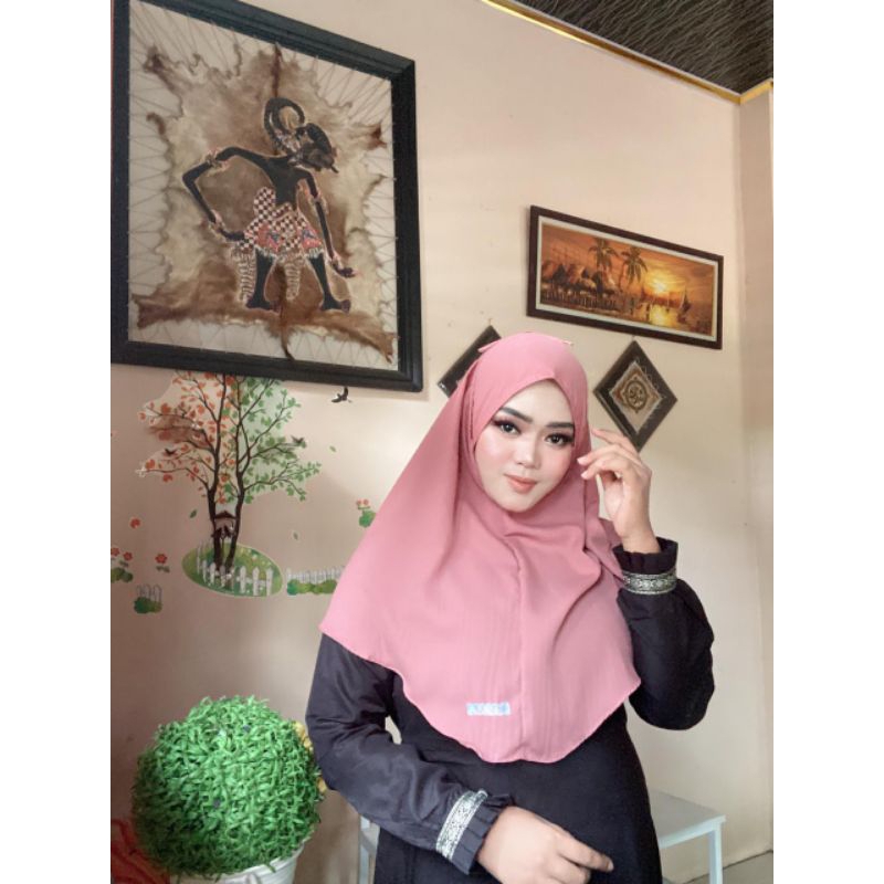JILBAB INSTAN BERGO CRINKLE JILBAB CRINKLE