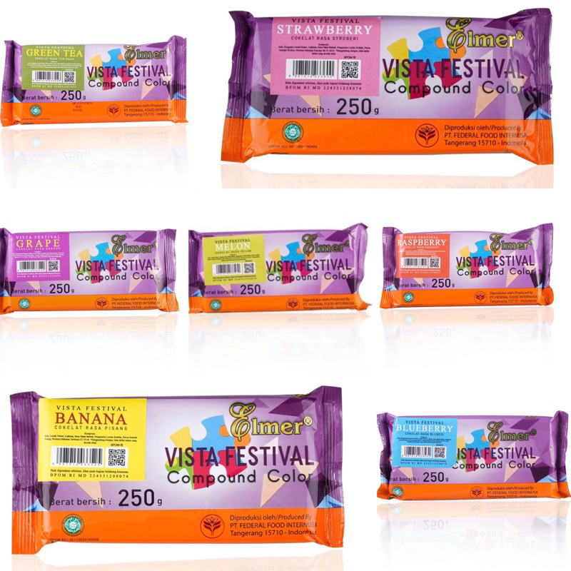 

ELMER COKLAT BATANG RASA BUAH 250 GR
