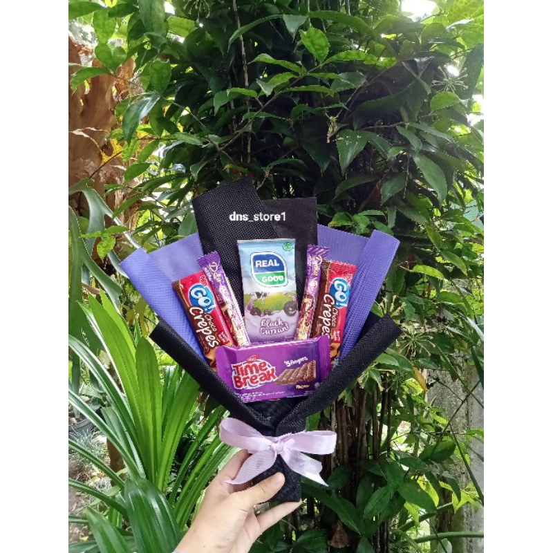 

Buket susu real good/ bucket susu dan snack termurah