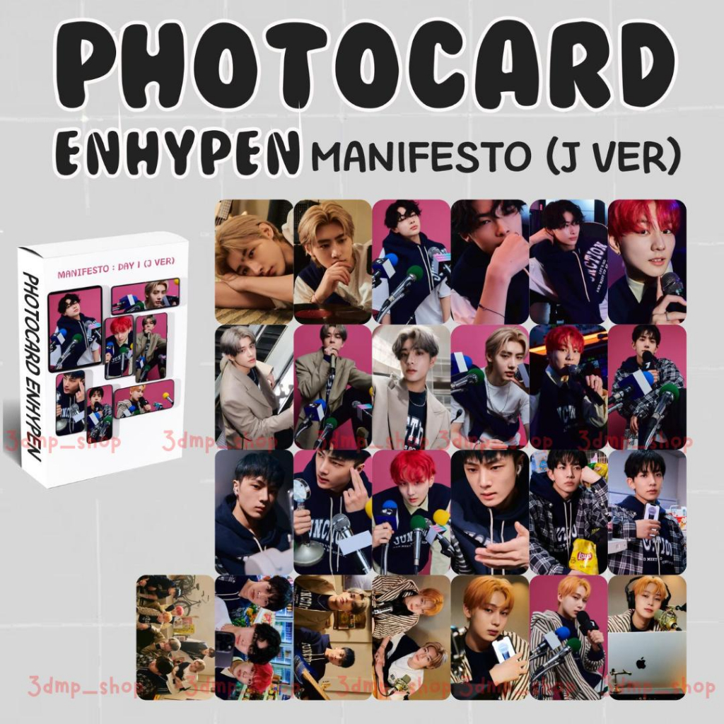 [25 lembar] photocard lomocard photo card enhypen sadame half blood charybdis single you lost found