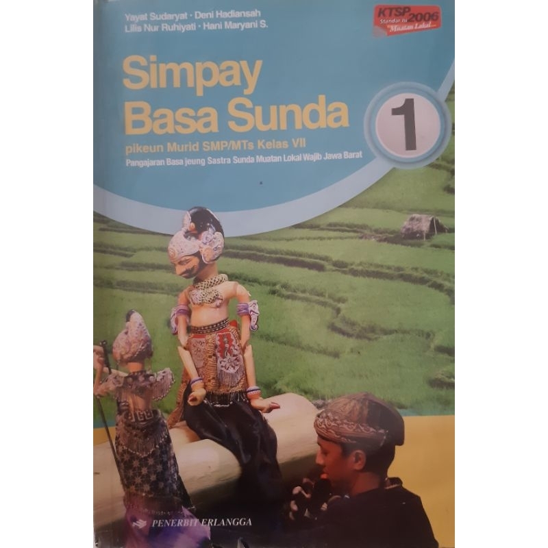 

BUKU BAHASA SUNDA KELAS 7 SMP ERLANGGA KTSP 2006