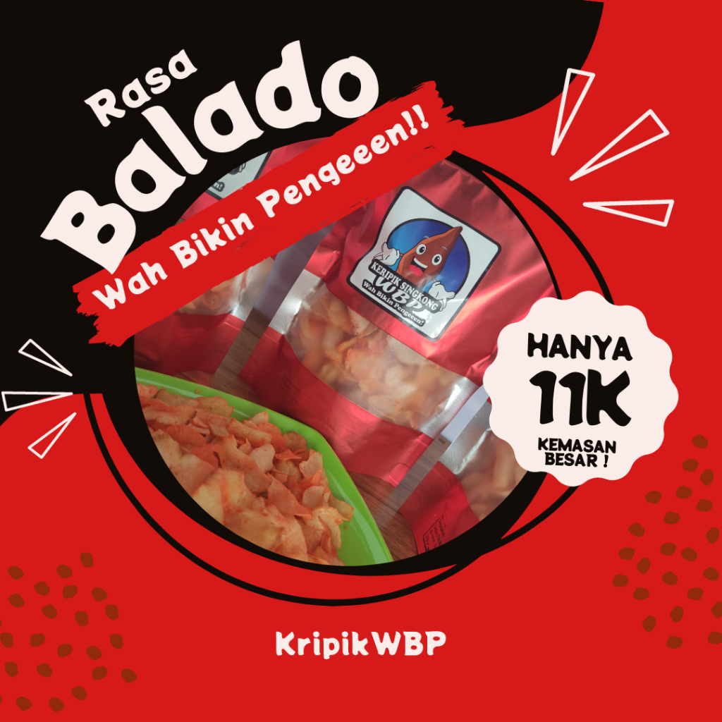 

Kripik Singkong WBP Balado - Produksi Lapas