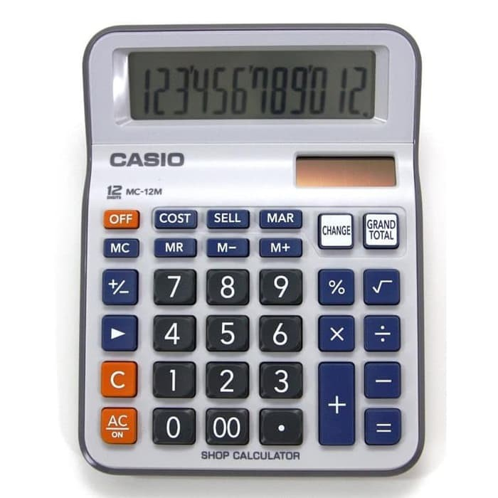

Kalkulator Toko/Dagang Casio MC-12M (12 Digit)