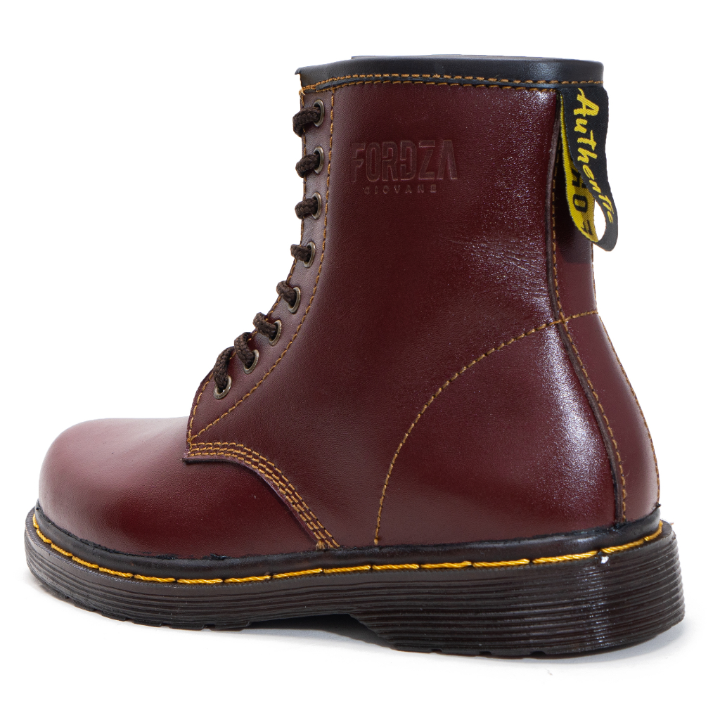 100% Aman Sepatu Boots Pria Like Docmart Kulit Asli Boot Casual Kulit Asli