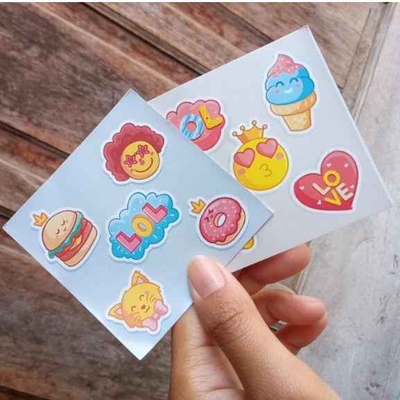Stiker Aesthetic Love Lol
