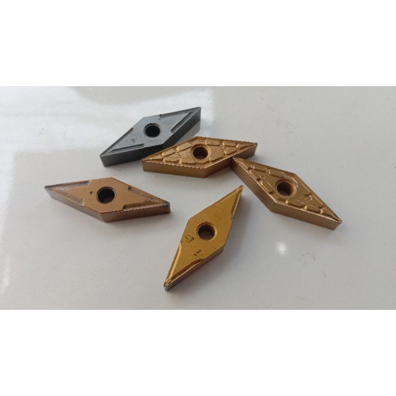 Insert bubut VNMG160404 Carbide pahat bubut VNMG16 bekas mulus