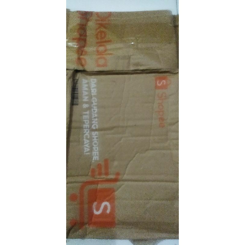 

Kardus +bubble packing