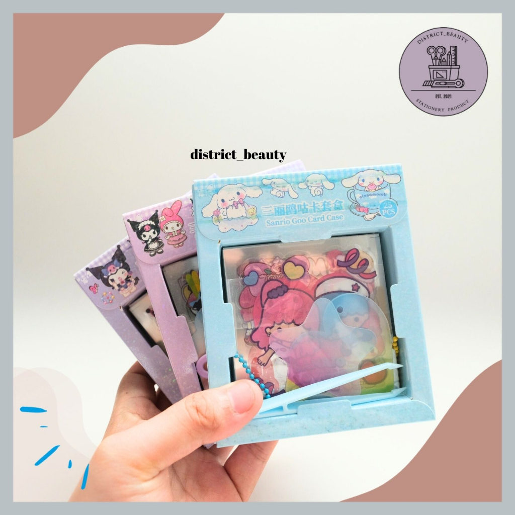 

STIKER CYW SET SANRIO EDITION STIKER 25 LEMBAR SANRIO FREE GANTUNGAN AKRILIK PERATA DAN PENJEPIT STIKER