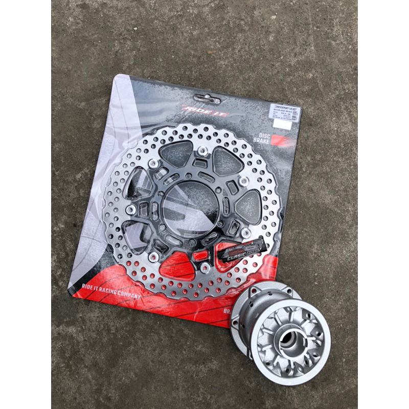 Tromol KLX d tracker set piringan Ride It Tromol Depan Ride It