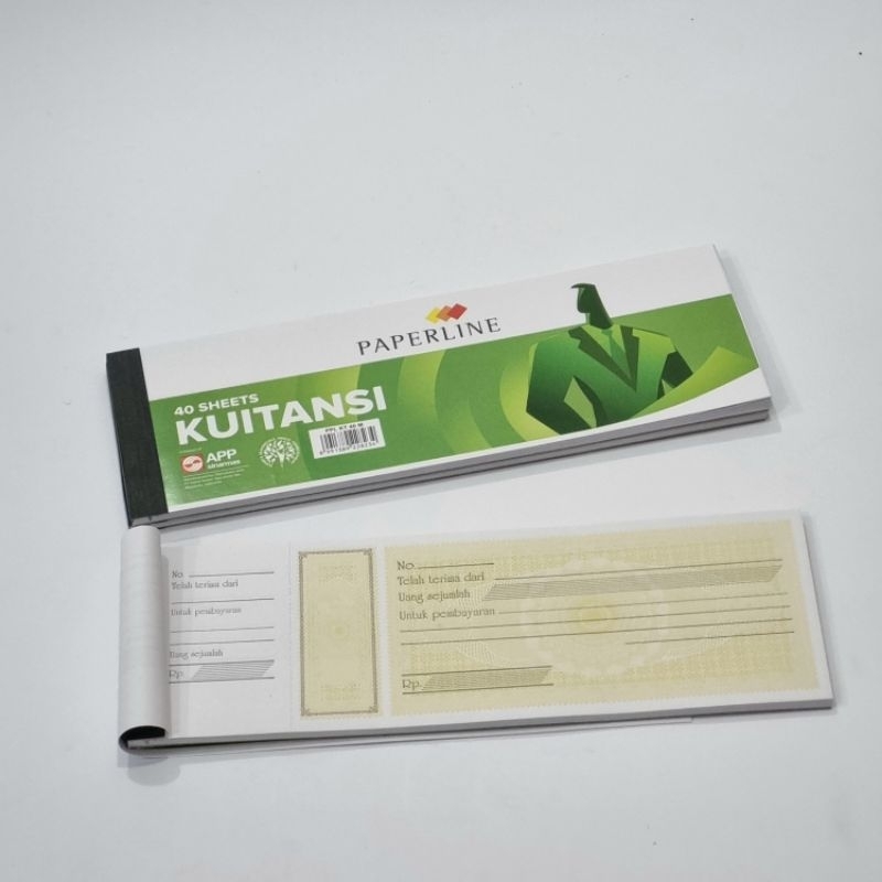 

BUKU KUITANSI / KWITANSI PAPERLINE KECIL / PPL KT 40 M