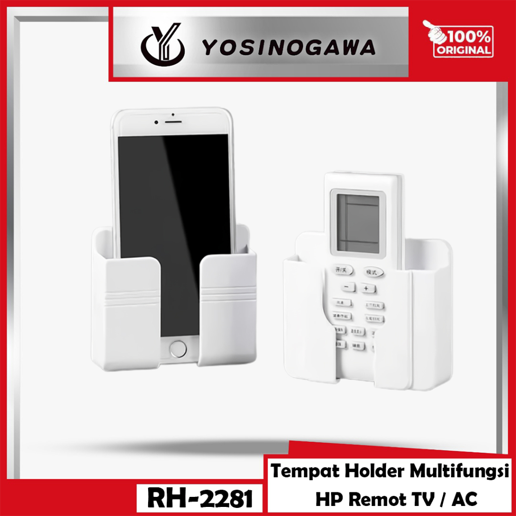 YOSINOGAWA CUCI GUDANG Tempat mutifungsi holder tempat taruh hp remot tv / ac - Yosinogawa_Official