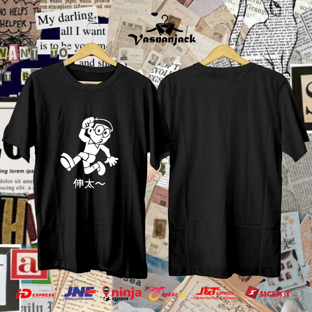 Kaos Nobita Doraemon Kaos Anime Kartun Doraemon Nobita Kaos Pria Wanita Dewasa Dengan Cotton Combed 
