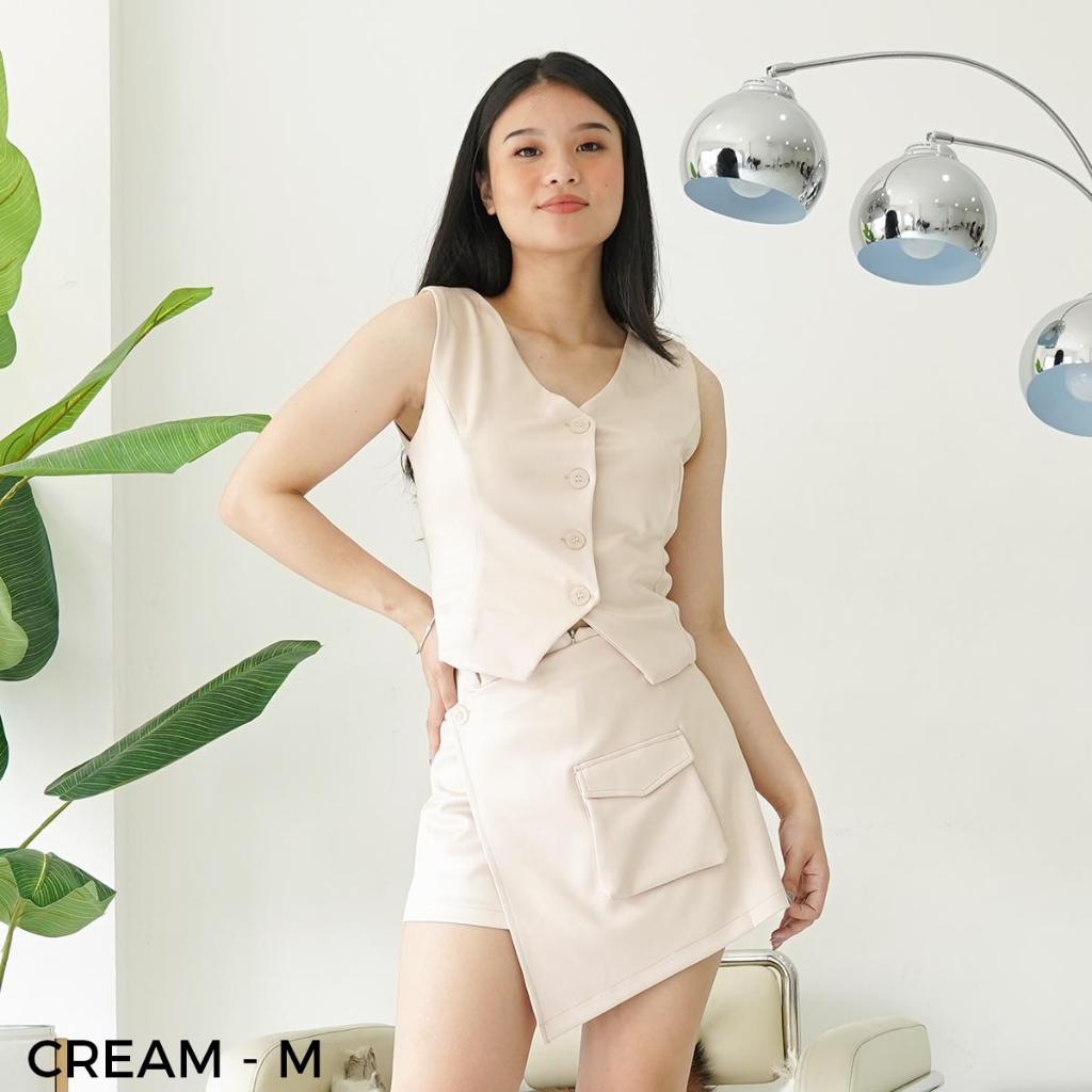 Skort Mini Leather Hadid