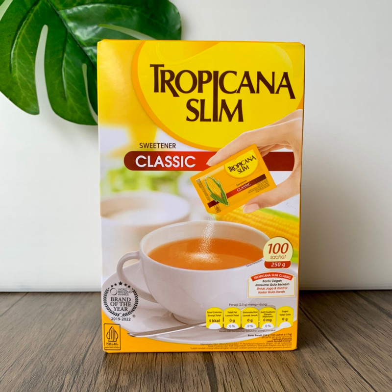 

Tropicana Slim Sweetener Classic 250gr [100 sachet]
