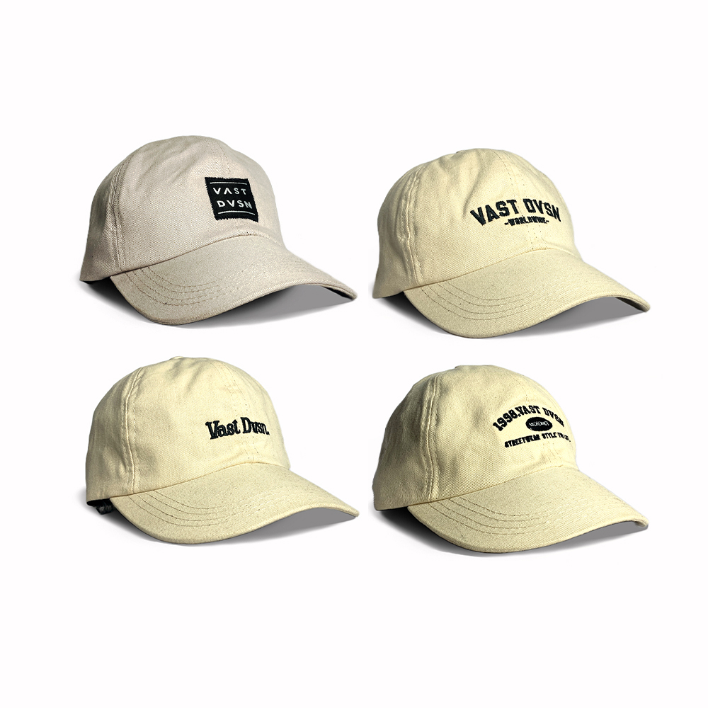 TOPI POLO CREAM DISTRO / TOPI BASEBALL " VAST DIVISION "