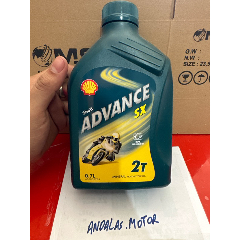 oli Shell Advance SX2T 0,7L / Oli Samping / Oli 2 tak (dijamin asli )original asli