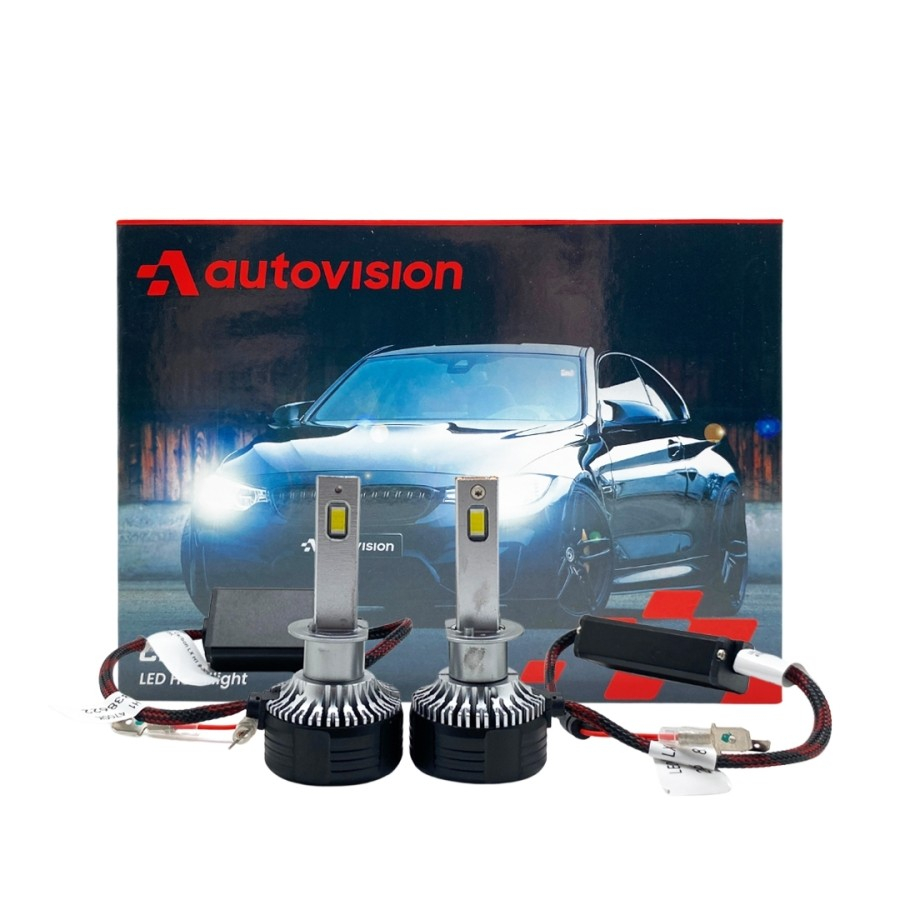 Bohlam Lampu LED Mobil Autovision Carbon LX H1 63 Watt Headlight 4700K