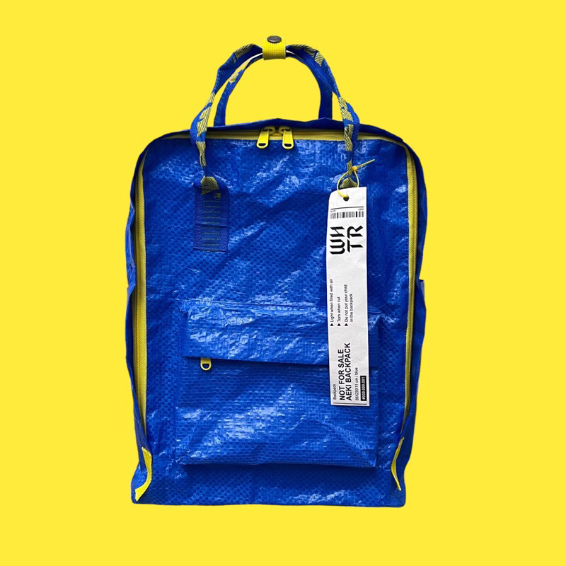 WHTR (NOT FOR SALE) AEKI BACKPACK - Custom Ransel Tas IKEA Handmade