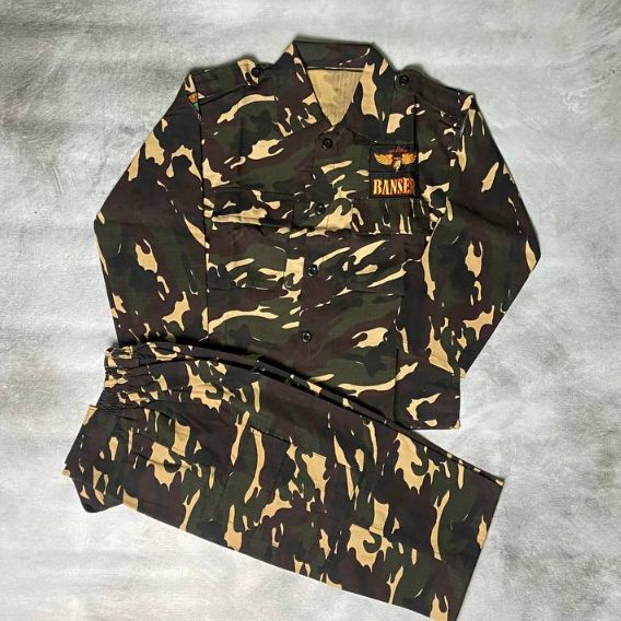 Setelan Anak Banser / Setelan Anak / Baju Anak Banser Nasional / Bahan Ripstok TR /COD