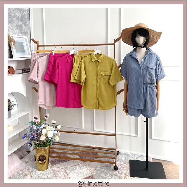 One set korea || rib knit || Kr 0032