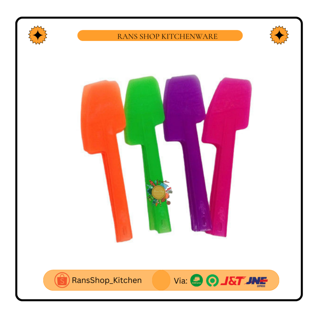 Solet Plastik, Pengaduk Adonan Plastik Uk. Panjang 24,5cm