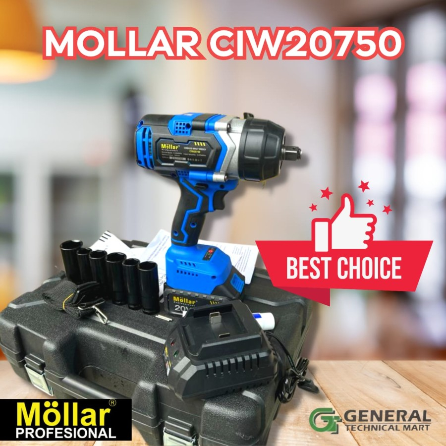 IMPACT WRENCH CIW20750 MOLLAR 750NM Alat Buka Baut