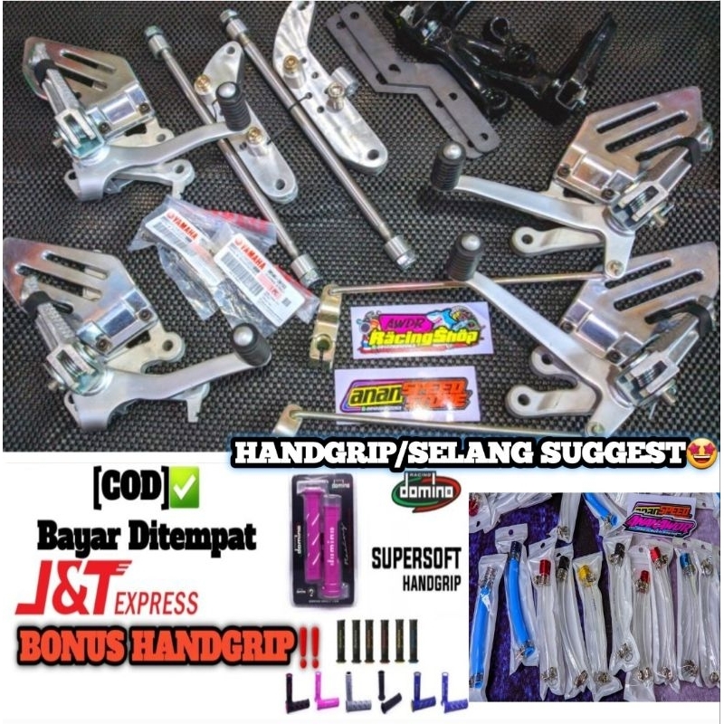 Underbone Fodsstep R15 V2 pnp jupiter mx new mx old mx king mx 150 vixion + paket lengkap fodstep fu