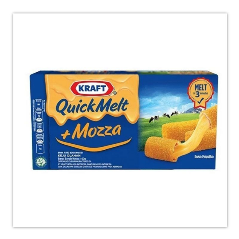 

Kraft Quick Melt Mozza 165 gr Keju