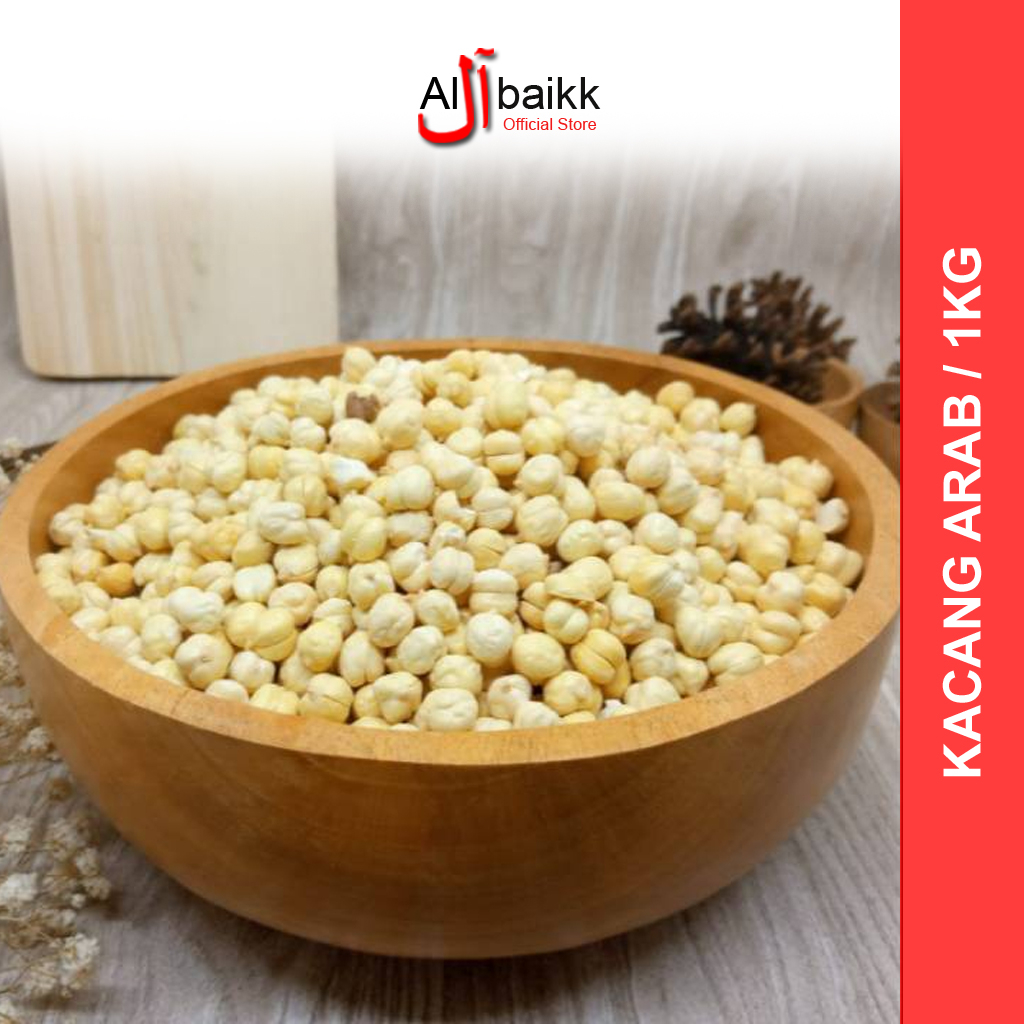 

Kacang Arab Panggang 1KG Chickpeas Renyah Gurih Rendah lemak Rendah gula Organik Wijen