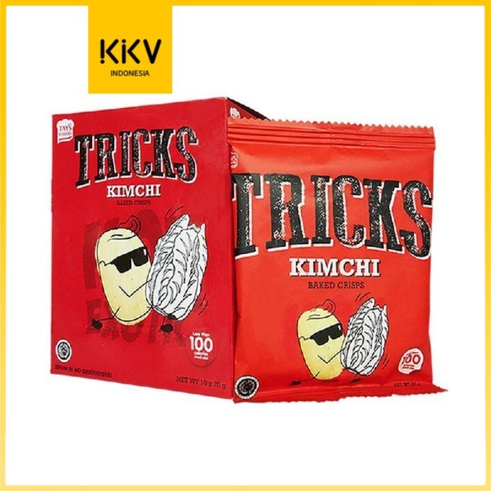 

TRICKS Baked Potato Chips Biskuit Kentang Aneka Rasa 18g - Kimchi FREE BUBBLE WRAP