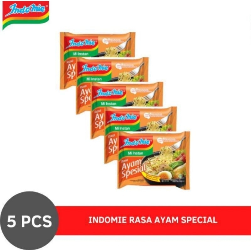 

INDOMIE AYAM SPESIAL 70gr isi 5Pcs