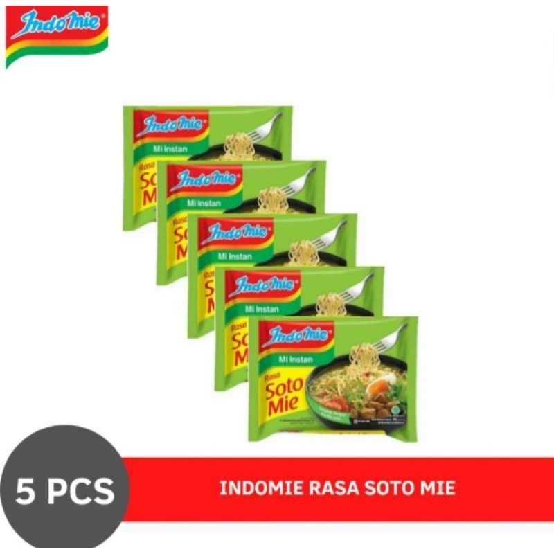 

INDOMIE RASA SOTO 70gr isi 5Pcs