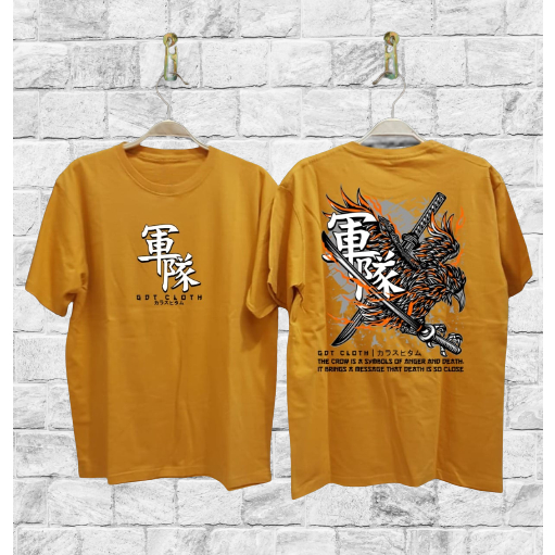 KAOS  SAMURAI ELANG - FASHION COWOK - ATASAN PRIA DEWASA - BAJU STYLE JEPANG - GALERY PAKAIAN PRIA T