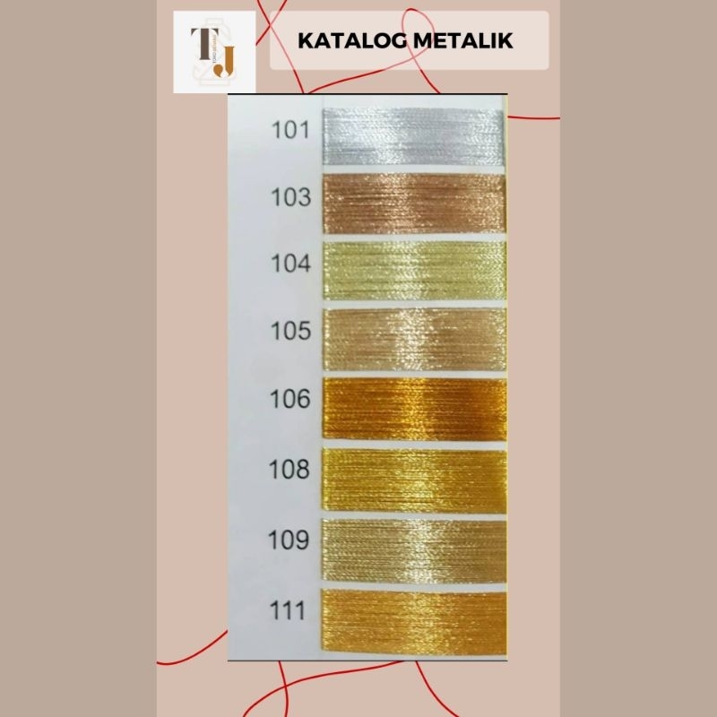 RK Star Elephant Benang Bordir Metalik Rayon ST (125gr)