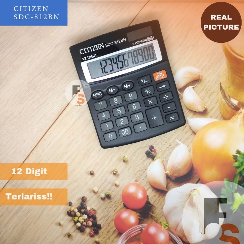 

Kalkulator Calculator Meja Citizen 12 Digit Sedang Type Sdc 812Bn Murah Terlaris