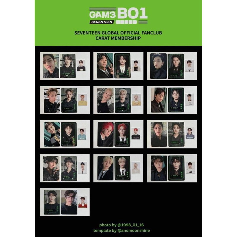 PC Seventeen scoups wonwoo Gameboi Membship PC Scoups yourchoice beside bola