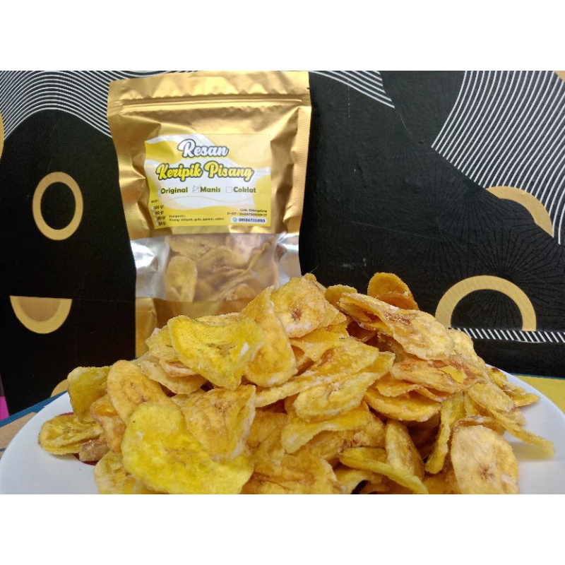 

Keripik Pisang Manis Lapis Gula / Manis Caramel