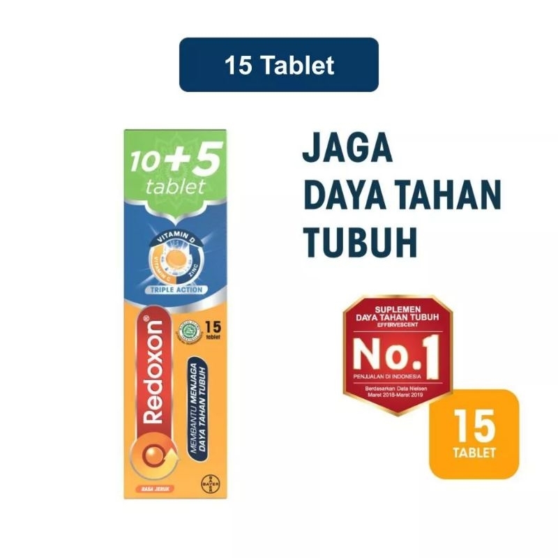 Redoxon Triple Action 15 Tablet Effervescent