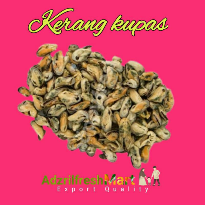 

KERANG HIJAU KUPAS ( 1/4 )