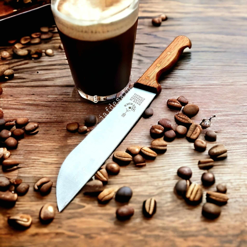 Pisau Dapur Stainless Potong Daging Sembelih Super Tajam Cap Garpu Asli Solingen Jerman 8"