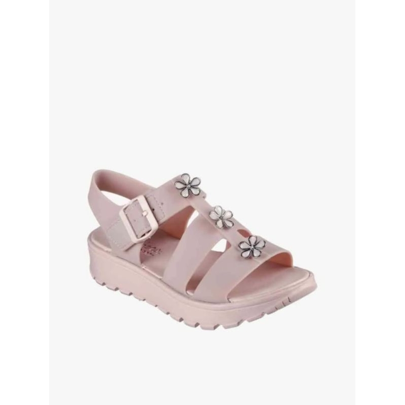 Sepatu Sandal Skechers Footsteps Sendal Wedges Tali Wanita Cewek Original