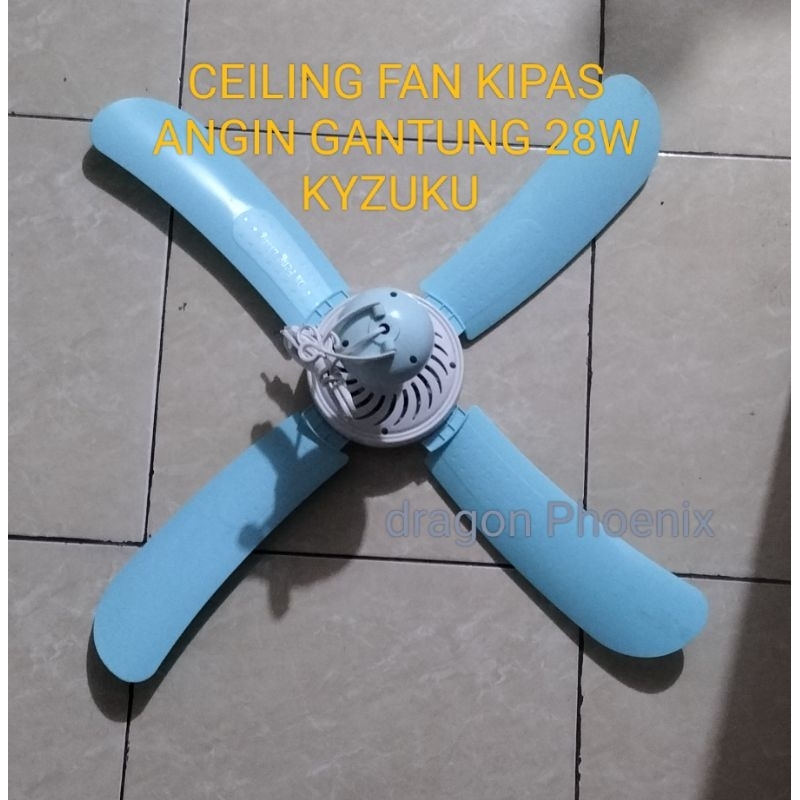 CEILING FAN KIPAS ANGIN GANTUNG 28W KYZUKU